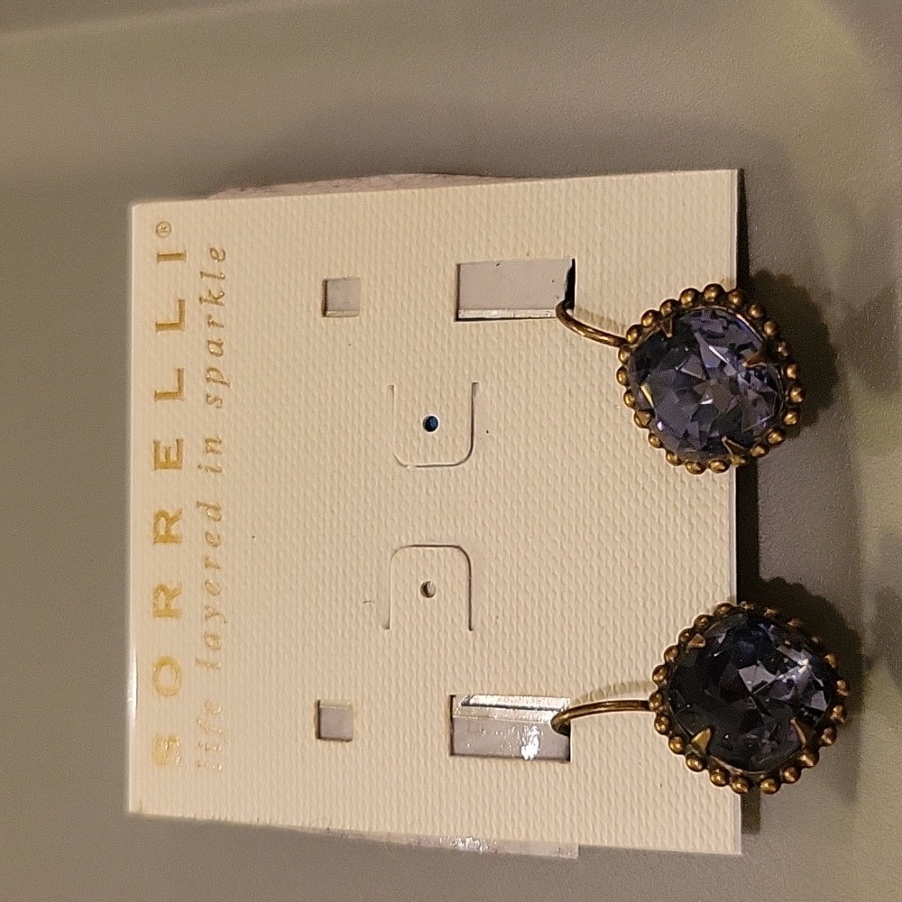 Sorrelli purple earrings
